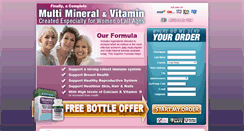 Desktop Screenshot of multivitaminforher.com